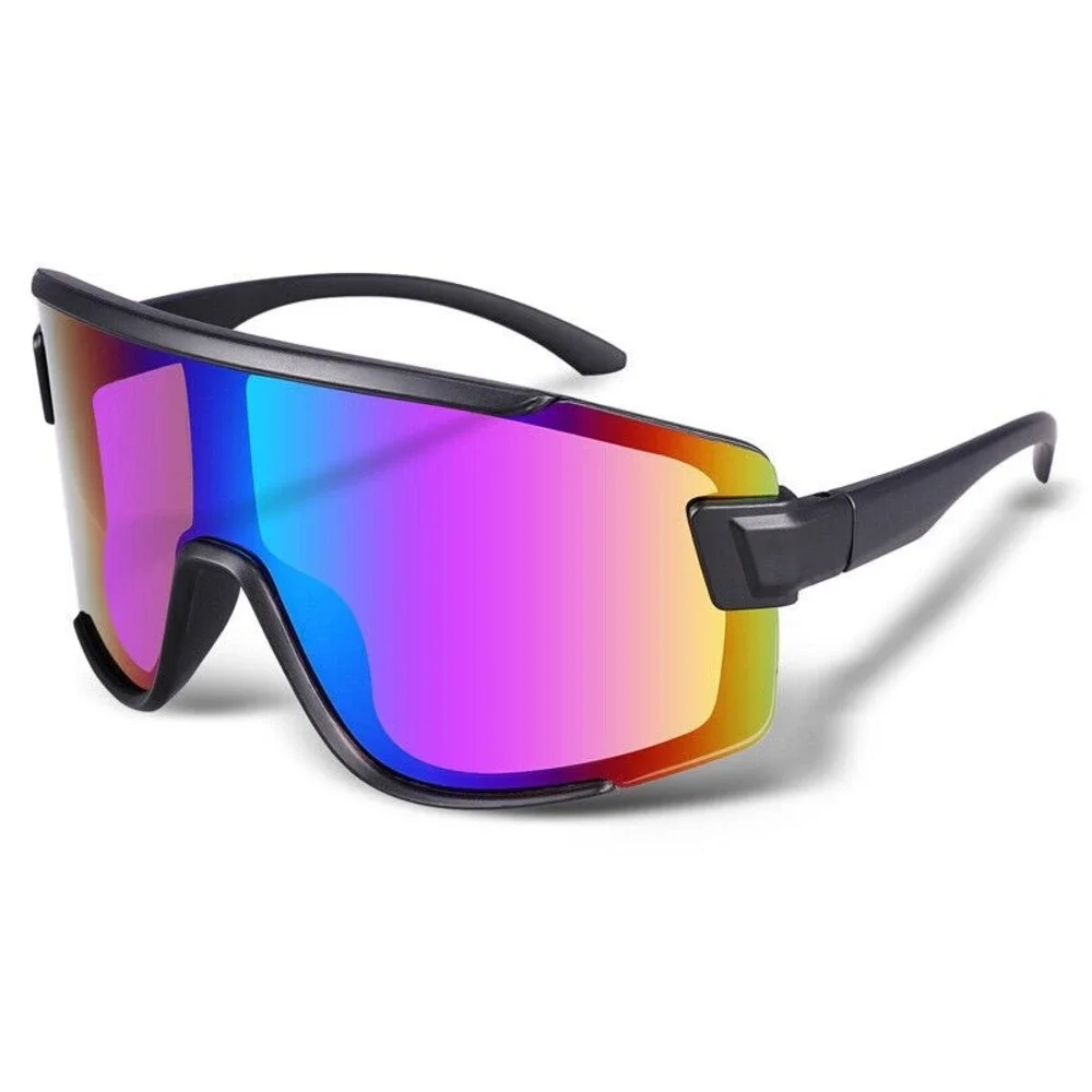 Oversized Shield Sunglasses Streetwear Designer Men Shades Cover‎ Face Cycling